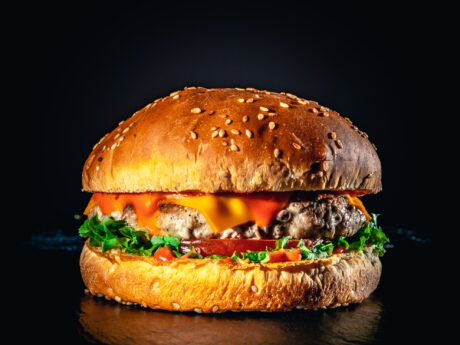 Бургер со свининой